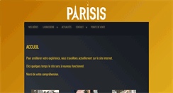 Desktop Screenshot of brasserie-parisis.com